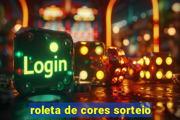 roleta de cores sorteio